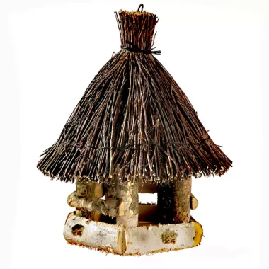 Dřevěné krmítko pro ptáky březové