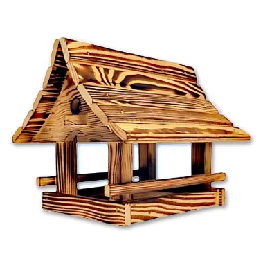 Dřevěné krmítko pro ptáky