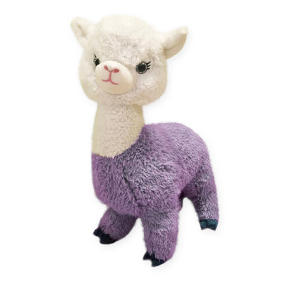 Plyšová Lama fialová 58 cm
