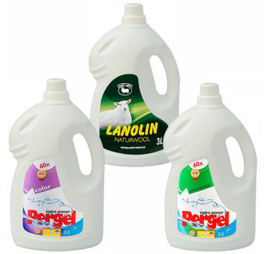 Lanolín 3 L + Pergel 3 L color + zdarma Pergel 3 L universal