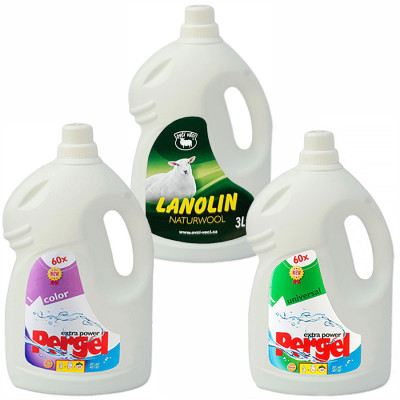 Lanolín 3 L + Pergel 3 L color + zdarma Pergel 3 L universal