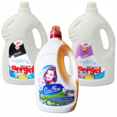 Lanolín 3 L + Pergel 3 L color + zdarma Pergel 3 L black