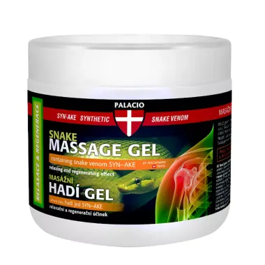 Masážní hadí gel