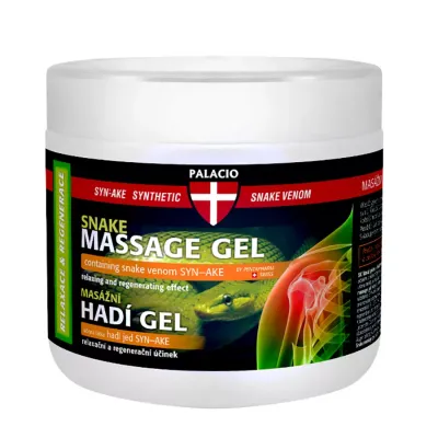 Masážní hadí gel