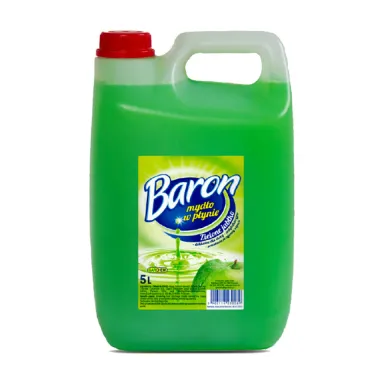 Antibakteriální tekuté mýdlo Zelené jablko, 5 L