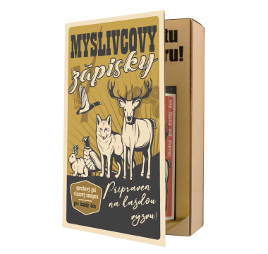 Kosmetická sada Kniha pro myslivce – gel 250 ml a šampon 250 ml