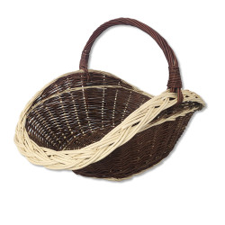 Proutěný koš na dřevo - 131