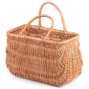 Proutěná kabelka - přírodní