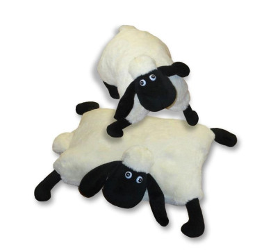  polštářek OVEČKA ČERNOBÍLÁ