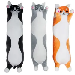 Plyšový polštář dlouhý pejsek 90 cm