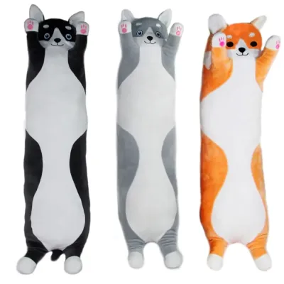 Plyšový polštář dlouhý pejsek 90 cm