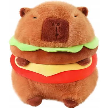 MEGA Plyšová Kapybara Burger 50 cm