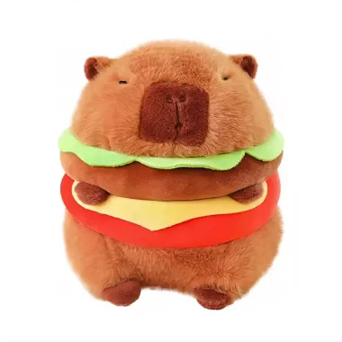 Plyšová Kapybara Hamburger
