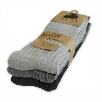 Vlněné ponožky Lama Alpaka pánské - sada 3 páry 