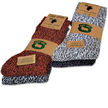 Vlněné ponožky Lama Alpaka OVČÍ VĚCI - sada 2 páry
