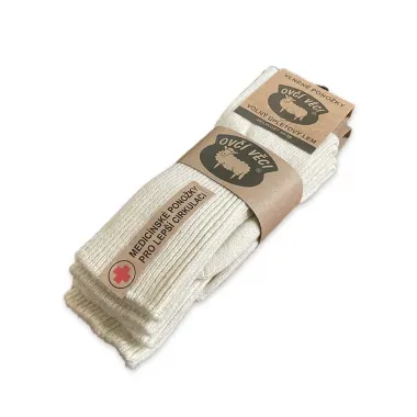 Ponožky z ovčí vlny Medicínské Klasik 2 páry