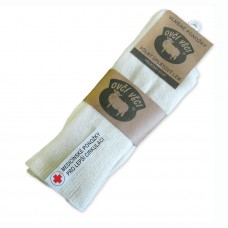 Ponožky z ovčí vlny Medicínské 425 g - bílé sada 2 ks