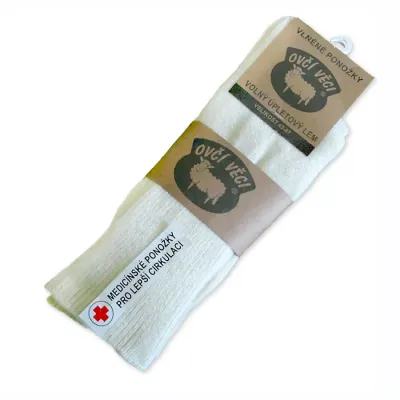 Ponožky z ovčí vlny Medicínské 2 páry