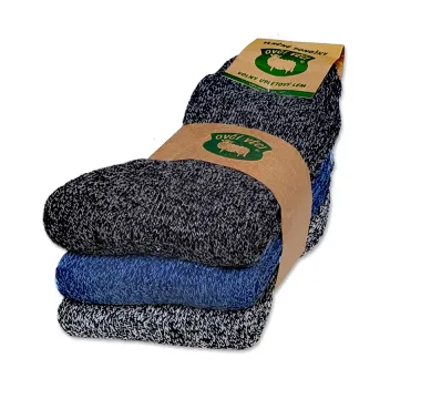 Ponožky z ovčí vlny 3 páry