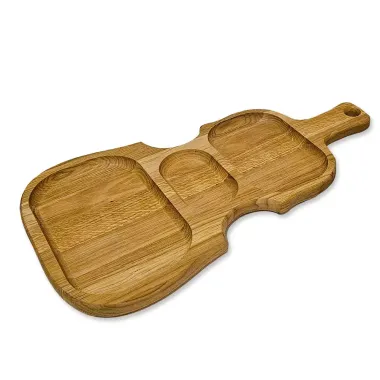 Dubové prkénko na maso a sýry - Housle
