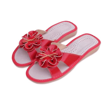 Dámské kožené pantofle 