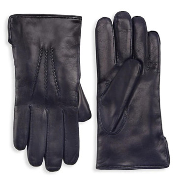 Prstové kožené rukavice pánské