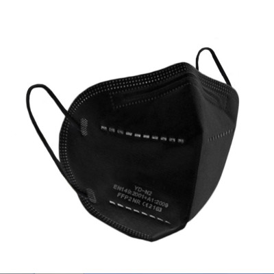  respirátor bezdoteku FFP2 10 ks černý