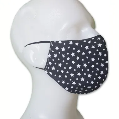 Ochranná rouška dvouvrstvá hvězdičky