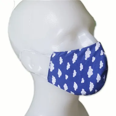 Ochranná rouška dvouvrstvá modrá
