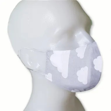 Ochranná rouška dvouvrstvá mraky