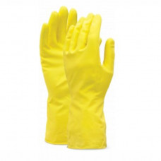 Úklidové rukavice z přírodní pryže Žluté