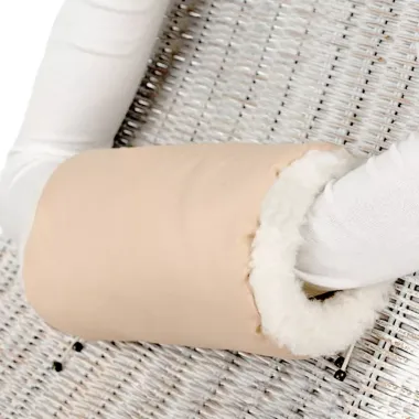 Rukávník s ovčí vlnou - Béžovy