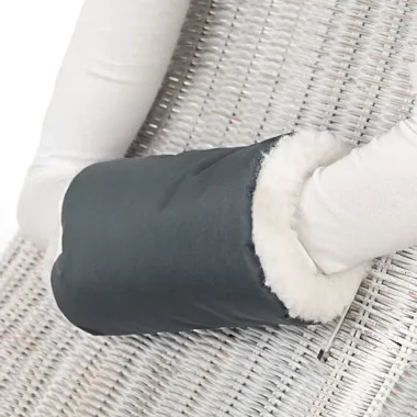 Rukávník s ovčí vlnou - Šedý