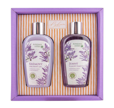 Kosmetická sada – gel 250 ml a šampon 250 ml – Levandule