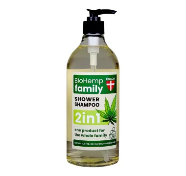 BioHemp sprchový šampon pro celou rodinu 2v1