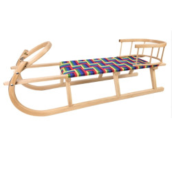 Dětské dřevěné bukové sáňky 120 cm