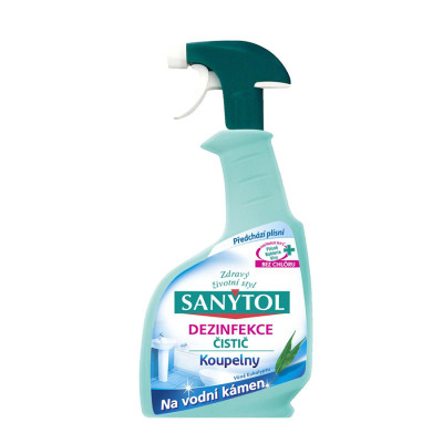 sanytol dezinfekční čistič na koupelny a vodní kámen
