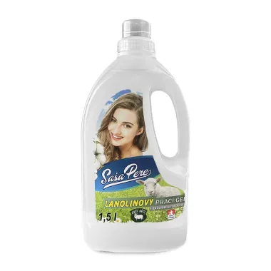 Lanolinový prací gel s bavlníkovým olejem