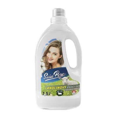 Lanolinový prací gel s bavlníkovým olejem