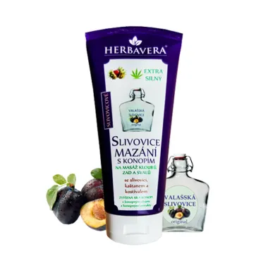 Slivovicová mast s konopím