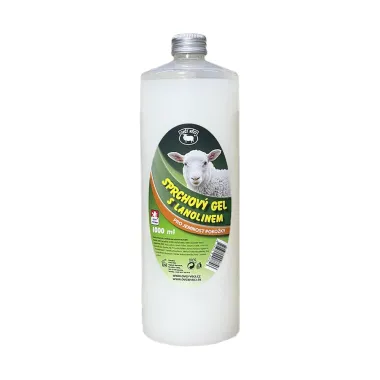 Sprchový gel s lanolinem – 1000 ml