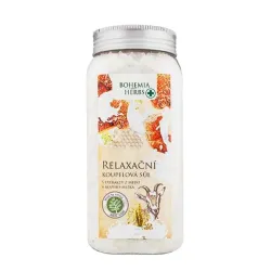 Koupelová sůl relaxační med a kozí mléko 900 g