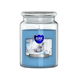 Vonná svíčka ve skle s víkem  ANTI TOBACCO 500 g