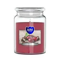Vonná svíčka ve skle s víkem - CHOCOLATE CHERRY 500 g