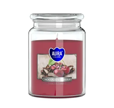 Vonná svíčka ve skle s víkem CHOCOLATE CHERRY