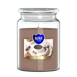Vonná svíčka ve skle s víkem COFFEE 500 g