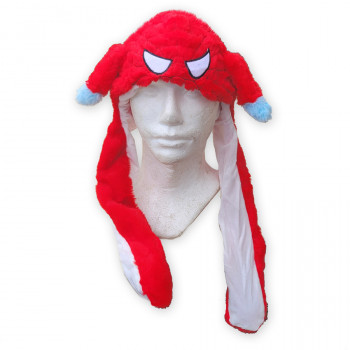 Svítící čepice Spiderman s pohyblivýma ušima