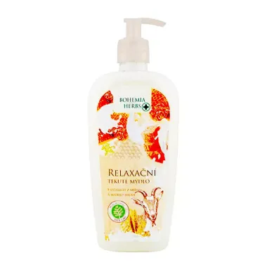 Tekuté mýdlo relaxační med a kozí mléko