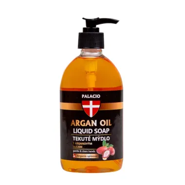 Arganový olej tekuté mýdlo s pumpičkou