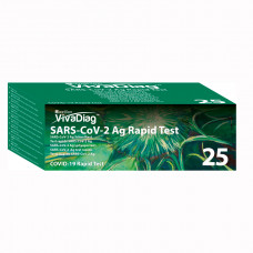 Wellion VivaDiag Rapid SARS-COV-2 AG Antigenní výtěrový test Covid-19 z nosu 25 kusů